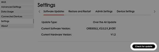Check for update