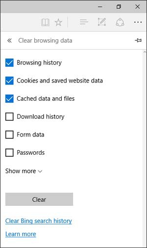 Куки microsoft edge. Clear и fail DJMAX.