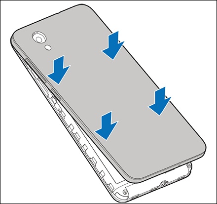 Replace battery cover