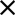 X icon