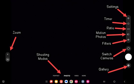 Camera options