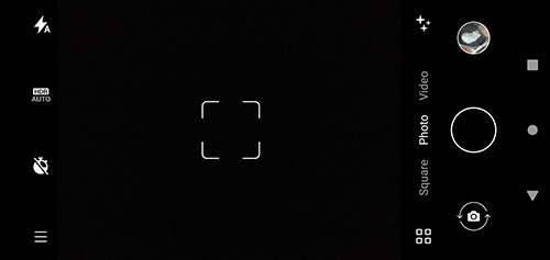 Camera home screen
