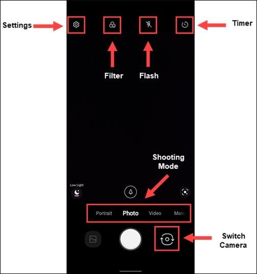 Select a Camera Option