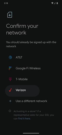 Choose Verizon