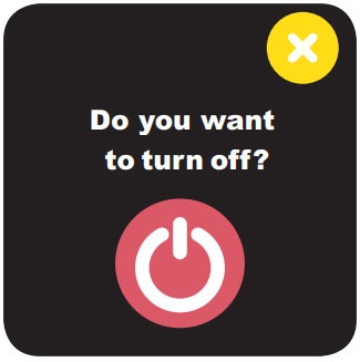 Tap the Power icon