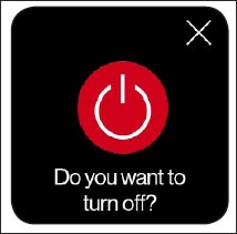 Tap the Power icon