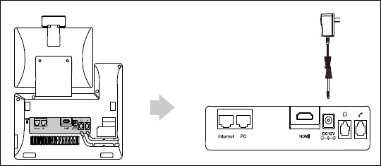 Connect power source