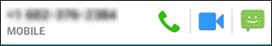 Contacts with Camera icon
