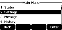 Select Settings