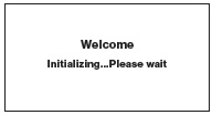 Initialization screen