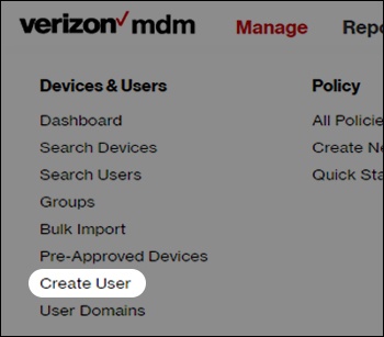 Create User
