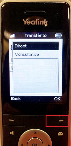 Select transfer type