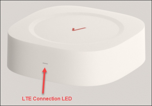 Device details - LTE connection LED