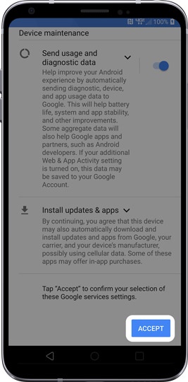 Tap Accept