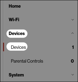 Client List - menu