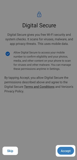 Digital Secure screen
