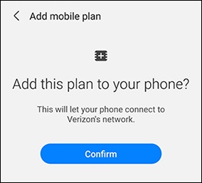 Add mobile plan