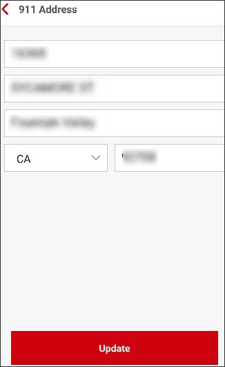 911 Address update