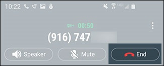 RTT end call