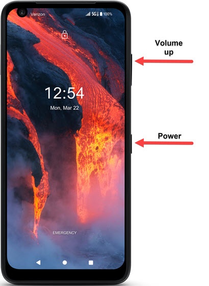 Android Recovery Screen With No Command