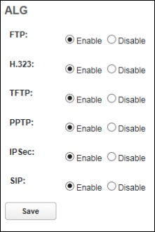 Firewall - ALG