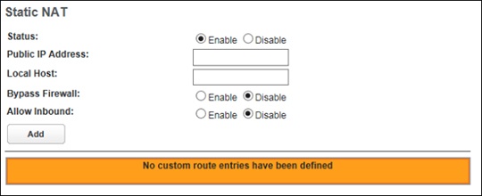 Firewall - Static NAT