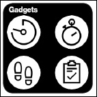 Gadgets screen