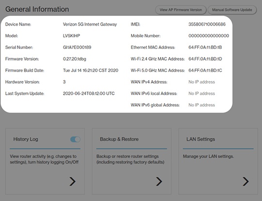 Verizon 5G Internet Gateway (LVSKIHP) - Install / Set Up 5G Home - Signal  Test