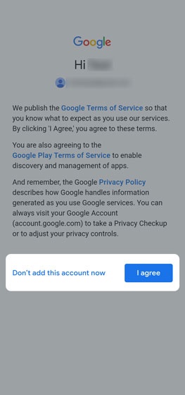 Terms of service