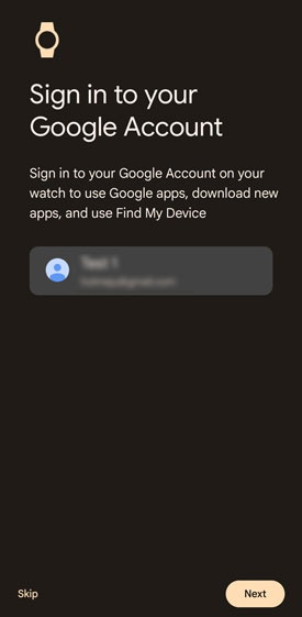 Add Google account