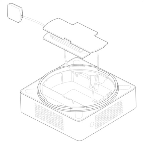 Take out GPS antenna