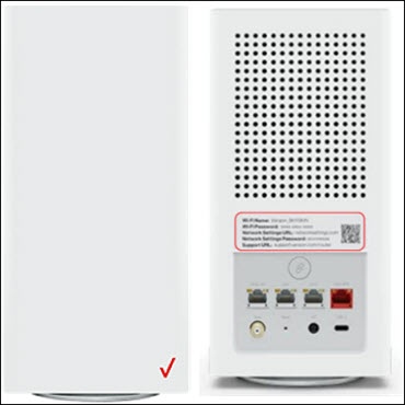 VERIZON 5G INTERNET GATEWAY MODEL : LV55 WHITE