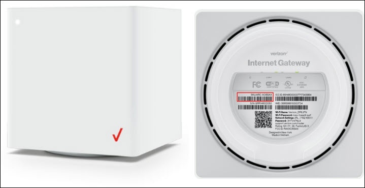 Verizon Internet Gateway 5G (LV55/LVSKIHP) Home Router with Wi-Fi - Wh