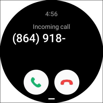 how to answer calls on samsung watch