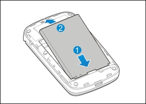 Insert battery