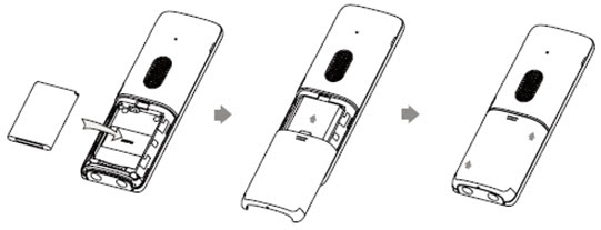 Insert battery