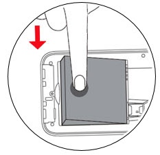 Insert battery