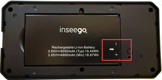 Insert battery