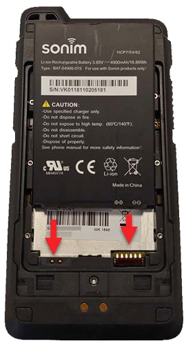 Insert battery