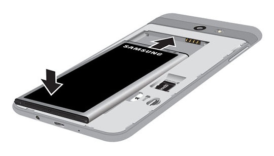 Insert battery