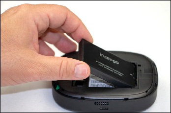 Insert battery