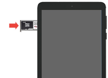 Insert card tray