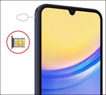 SD card / SIM tray