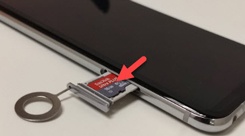 Remove card tray