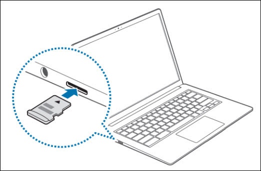 Insert SD / Memory Card