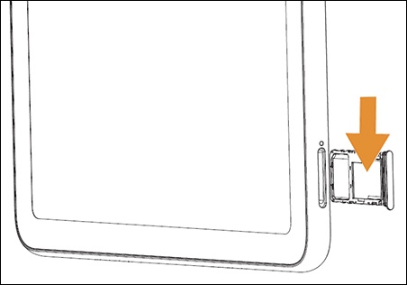 Insert SD card