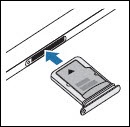 Insert card tray