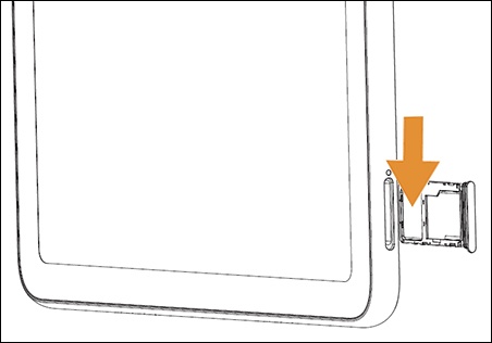 Insert SIM card