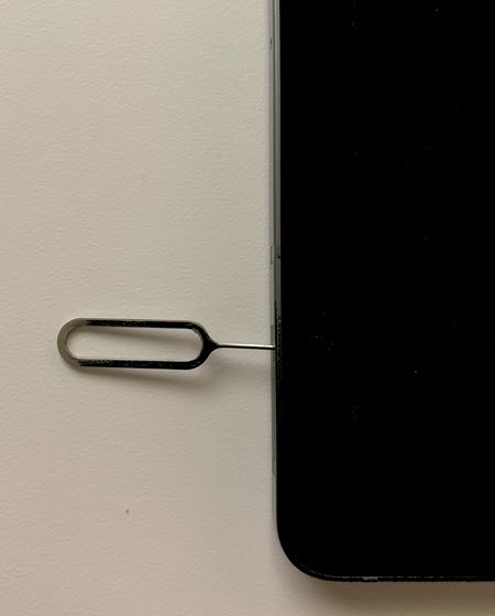 Insert SIM removal tool