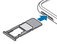 insert SD/SIM tray
